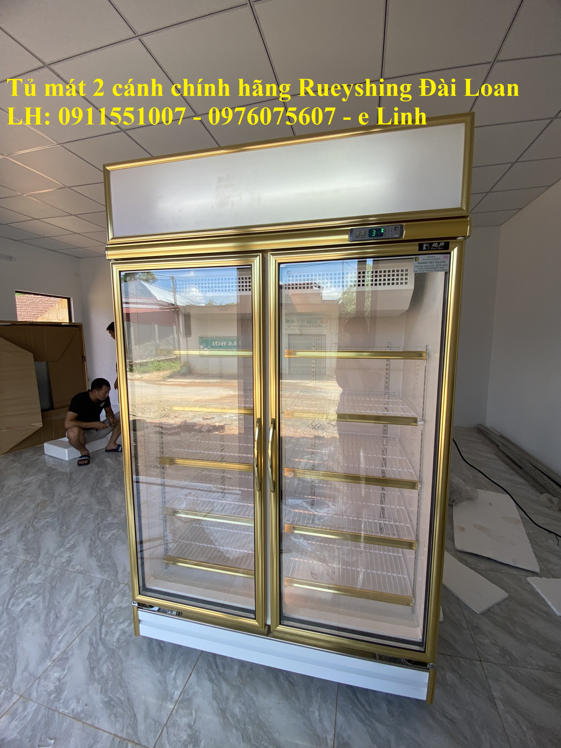 Tủ mát 2 cánh chính hãng Rueyshing Đài Loan